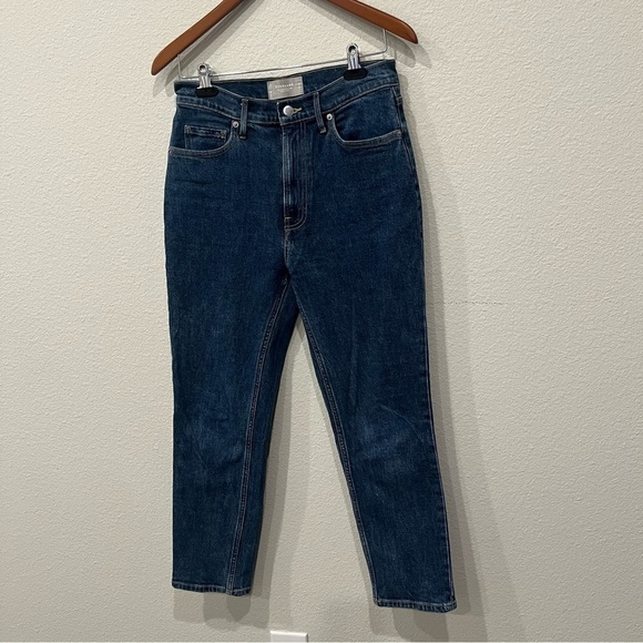 Everlane The Original Cheeky Jean High Rise Straight Leg Normcore Size 27 Crop - Picture 3 of 14